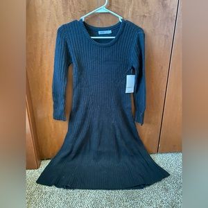 NWT JustFab Black Sweater Dress